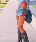 TM LV/Denim Peace Mini