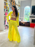 TM Yellow Lace Caftan