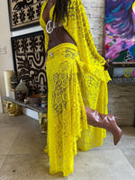 TM Yellow Lace Skirt