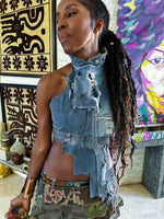 TM Royalty Denim High Neck