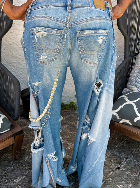 TM Coachella Flowy Jeans