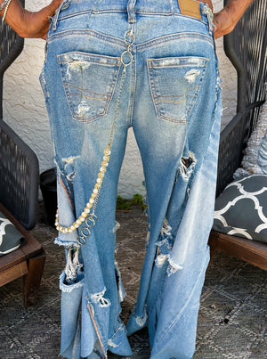 TM Coachella Flowy Jeans