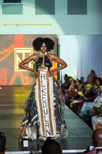 TM Handpainted “Alkebulan” Dress