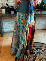 TM Silk Patch Blue Hue Skirt