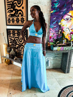 TM Blue Cargo Skirt