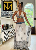 2 PC PEACE/BANDANA SET