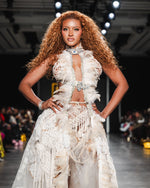 Coachella TM Feather Vest