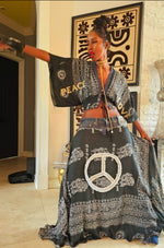 Peace & Love 2-piece skirt set