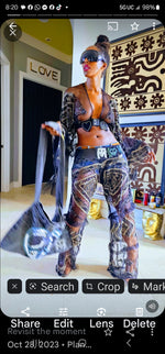 TM  Black-Beaded LOVE Pant