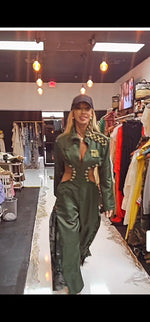 TM sexy grommeted jumpsuit
