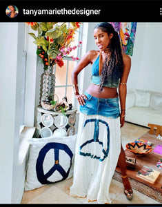 Peace Skirt-WHITE  (As seen on Housewives of Atlanta)