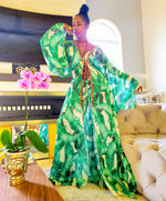 GREEN LEAF CAFTAN
